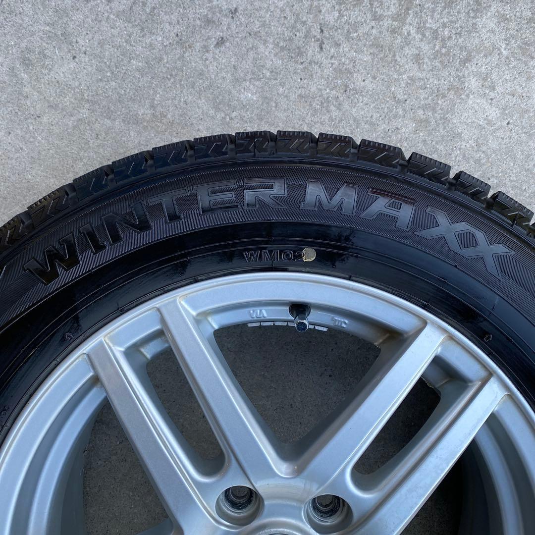 中古バリ溝ダンロップスタッドレスセット205/65R16 ヤリスクロス