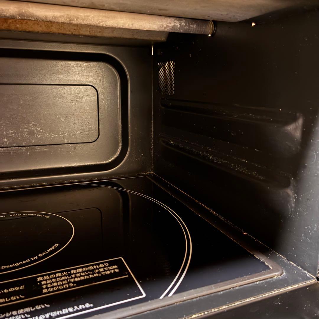 【動作良好】BALMUDA オーブンレンジ K04A-WH ホワイト