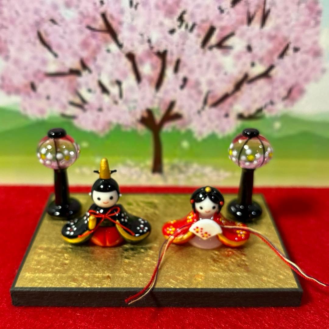 ふみちょん　ガラス細工　ミニチュア