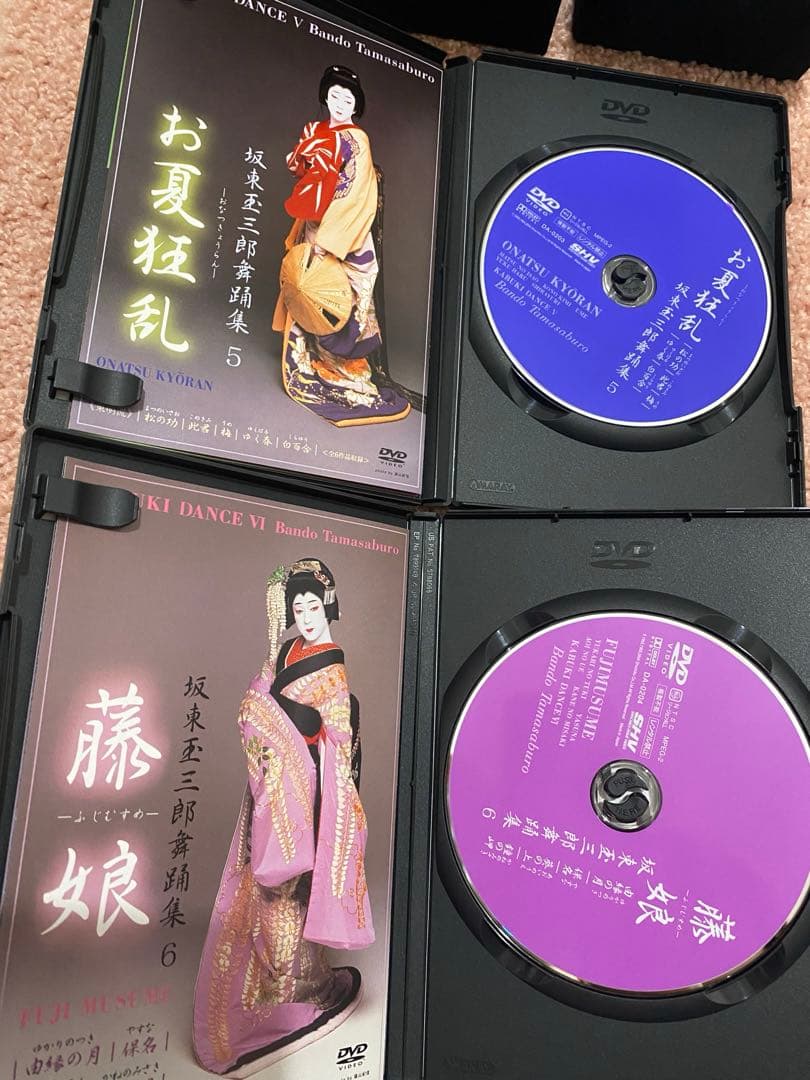 坂東玉三郎舞踊集　全6巻　DVD 箱付