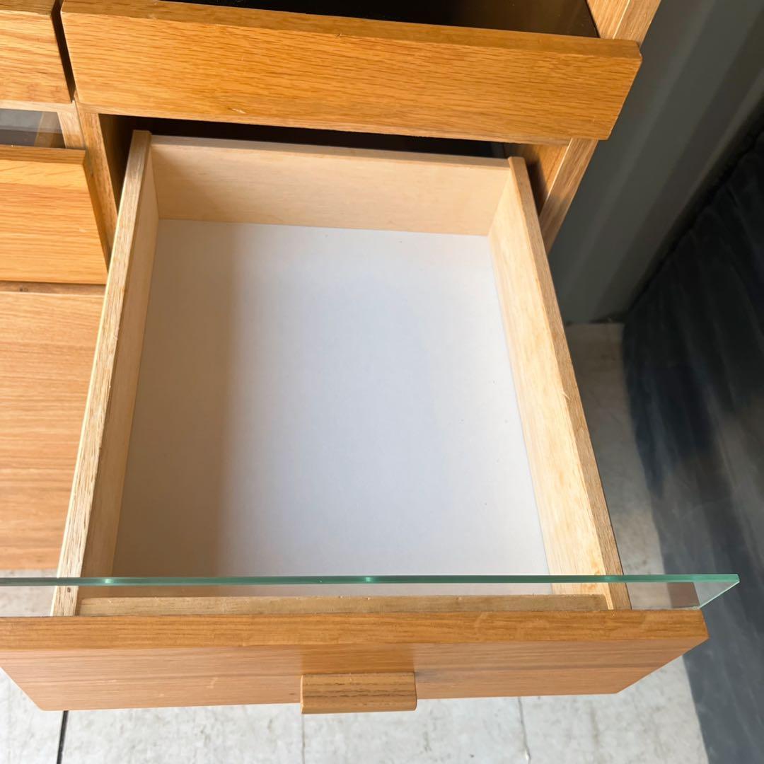 取付無料！東馬 大川家具 OCTA105 北欧風天然木ナチュラルキッチンボード✨