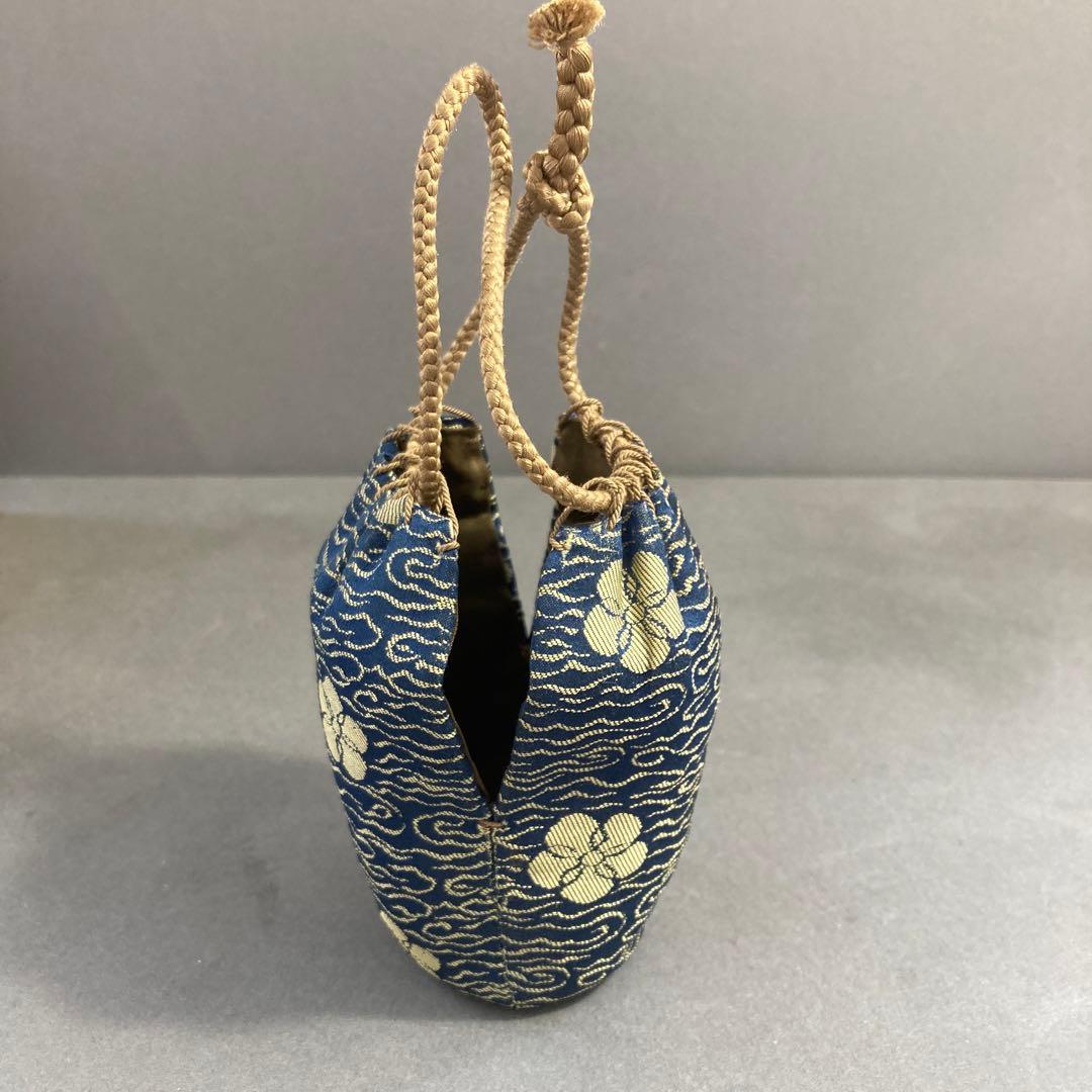 茶道具　肩衝茶入　仕覆　洛東定一(桶谷定一と推定)造　蓋金箔一部捲れ　S29CH