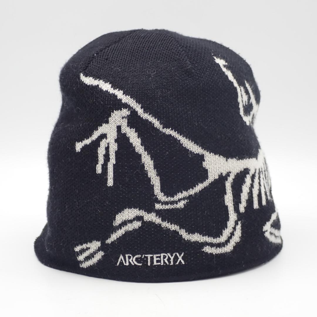 美品 ARC'TERYX アークテリクス スカル デザイン ニット帽 ビーニー
