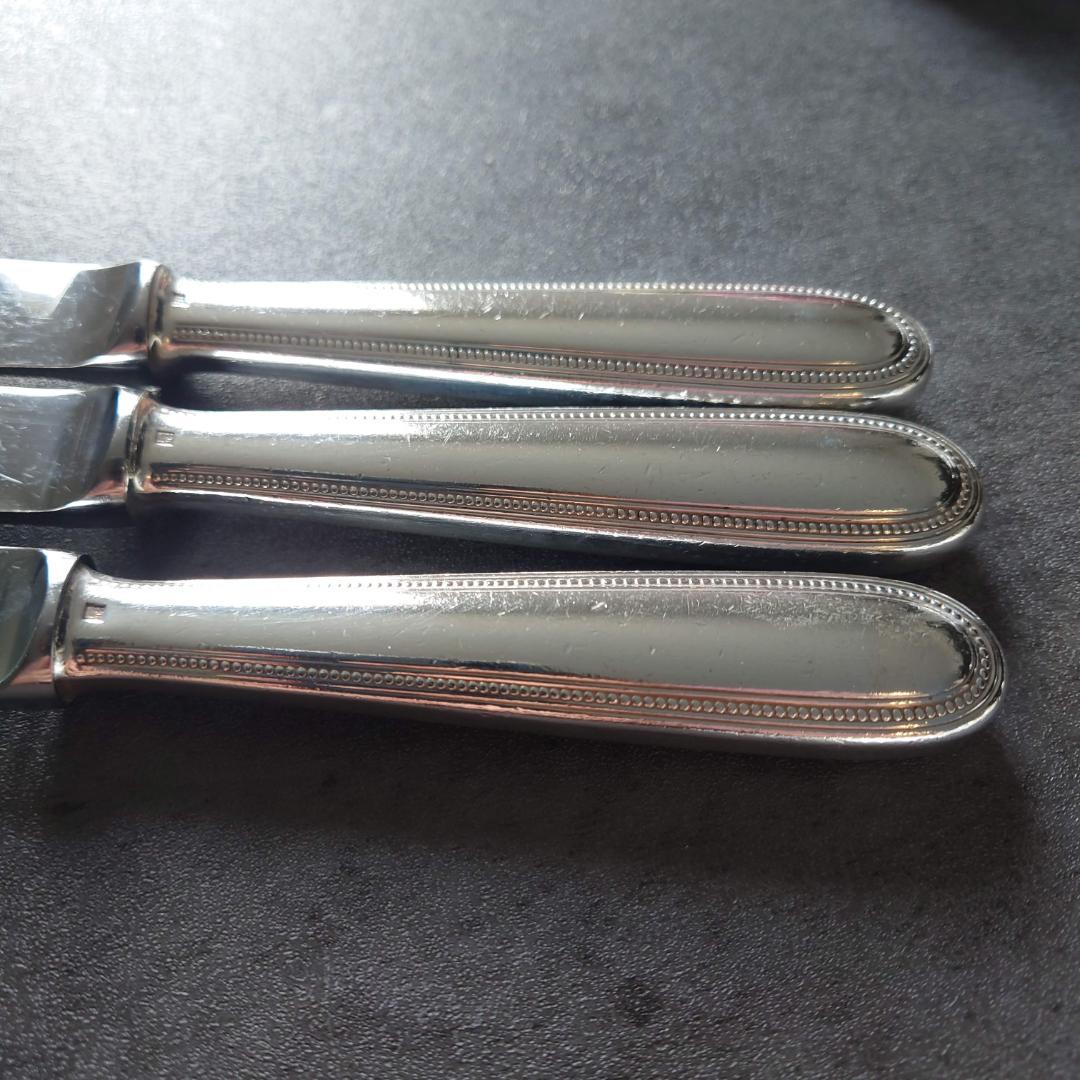 クリストフル パール テーブルナイフ 3点