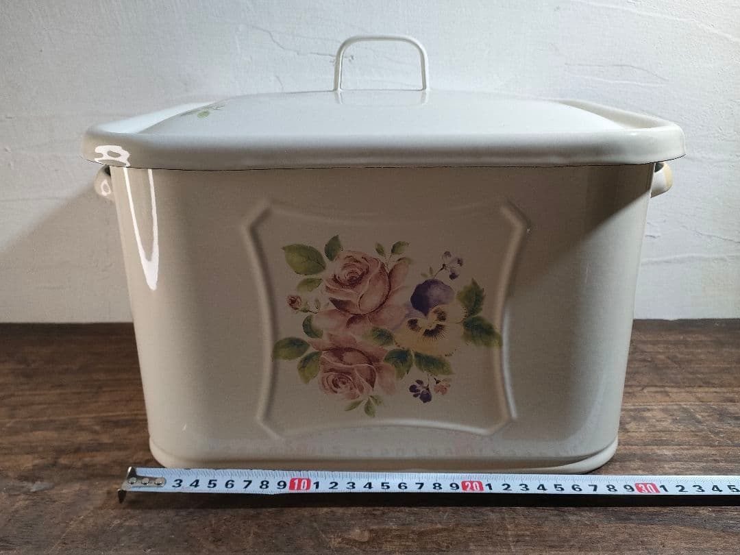 イマン イザベラ ブレッドケース 角ストッカー ホーロー保存容器 未使用