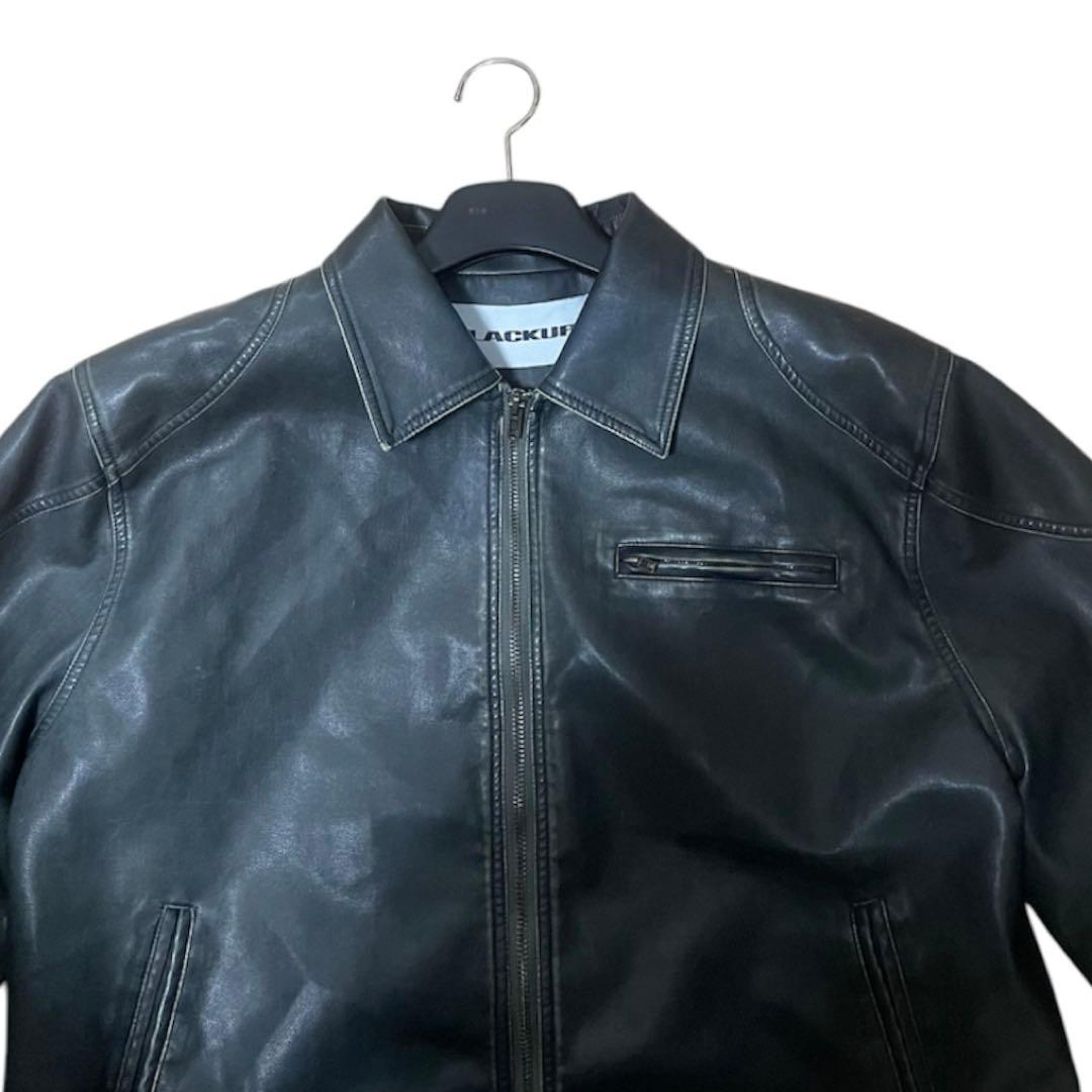 BLACKUP [MADE] アンバックウォッシングレザージャケット