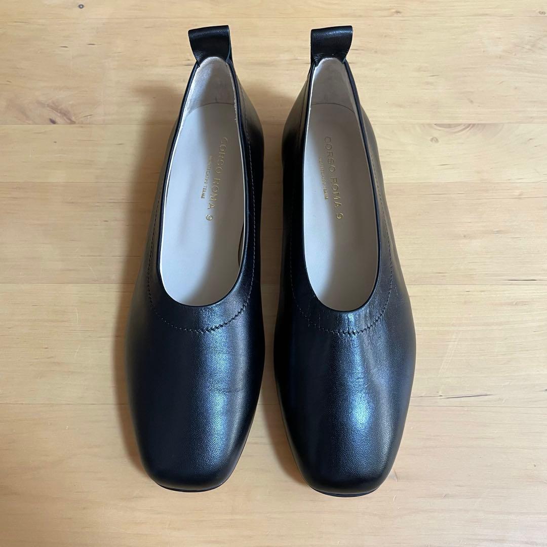 ✨新品未使用品✨定価2.4万　CORSO ROMA9 フラットパンプス　23.5