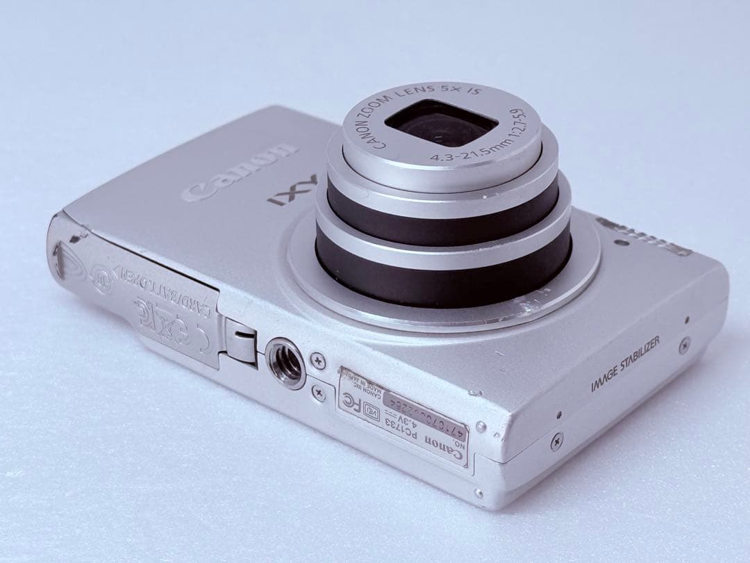 Canon IXY 220F シルバー 動作確認済 コンデジ シンプルデザイン