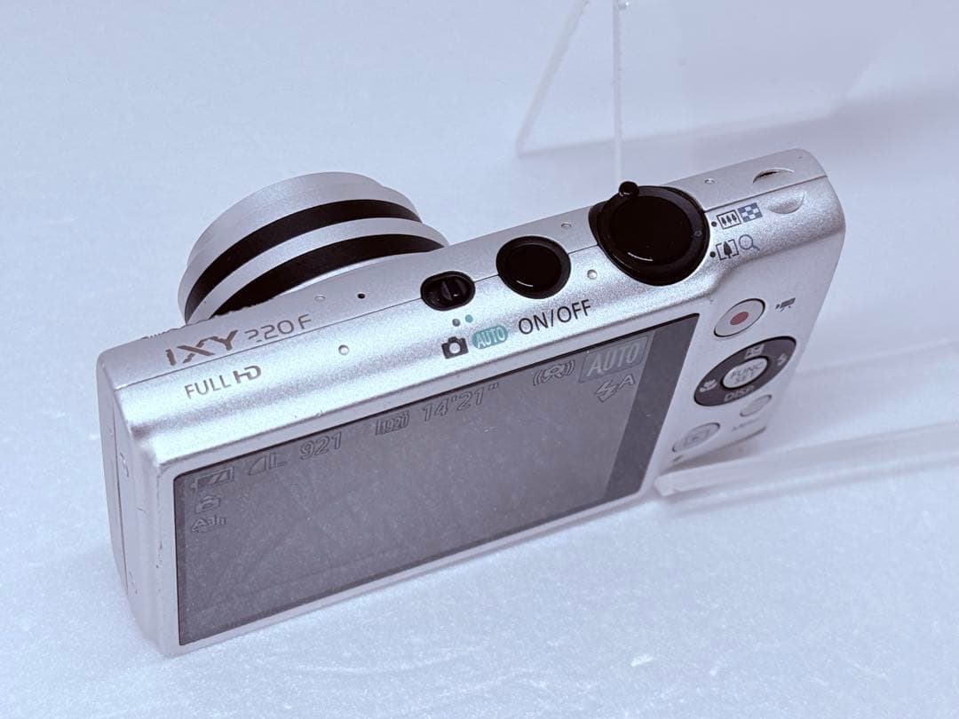 Canon IXY 220F シルバー 動作確認済 コンデジ シンプルデザイン