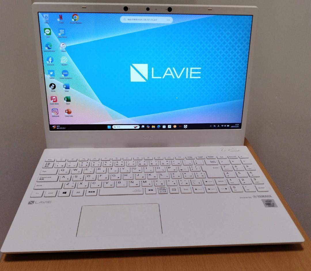 NEC Core i7-10510U/SSD500GBメモリ16GB/ブルーレイ