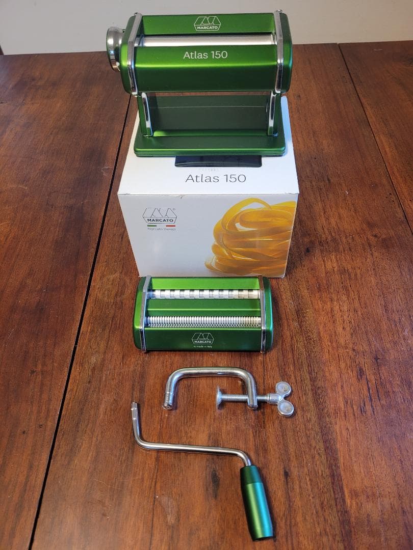 Atlas 150 緑色 パスタマシン