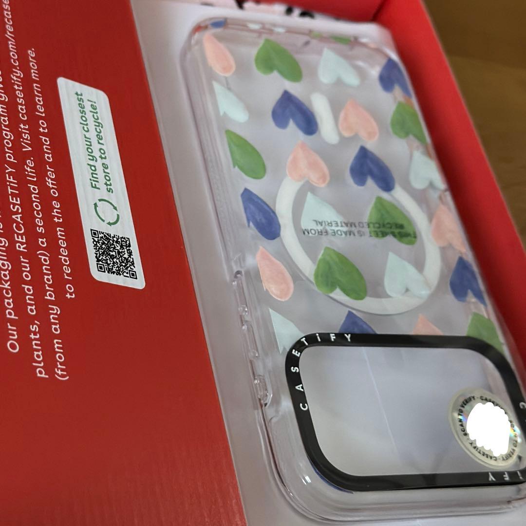 Casetify iPhone17ProMax MagSafe ハート ケース