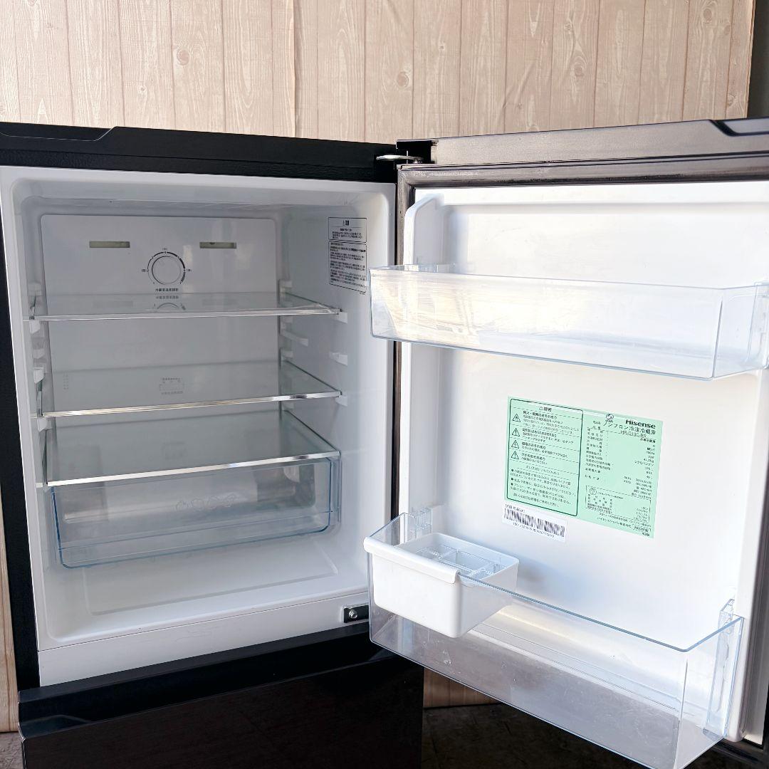 配送設置無料！純正Hisense・Haierシンプル家電2点セット！完動超美品！