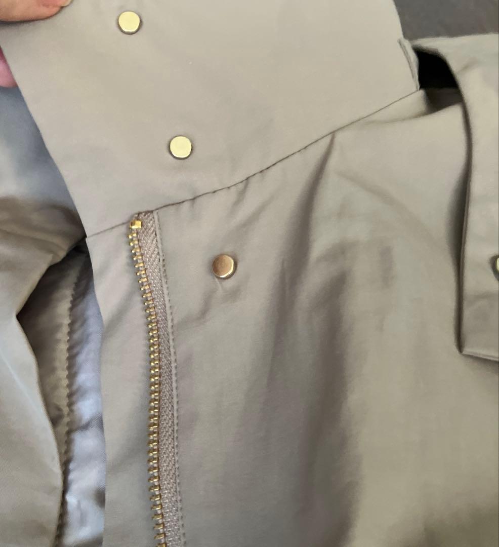 オンワード　組曲　中綿ライナー付きモッズコート　マウンテンパーカー　ベージュ