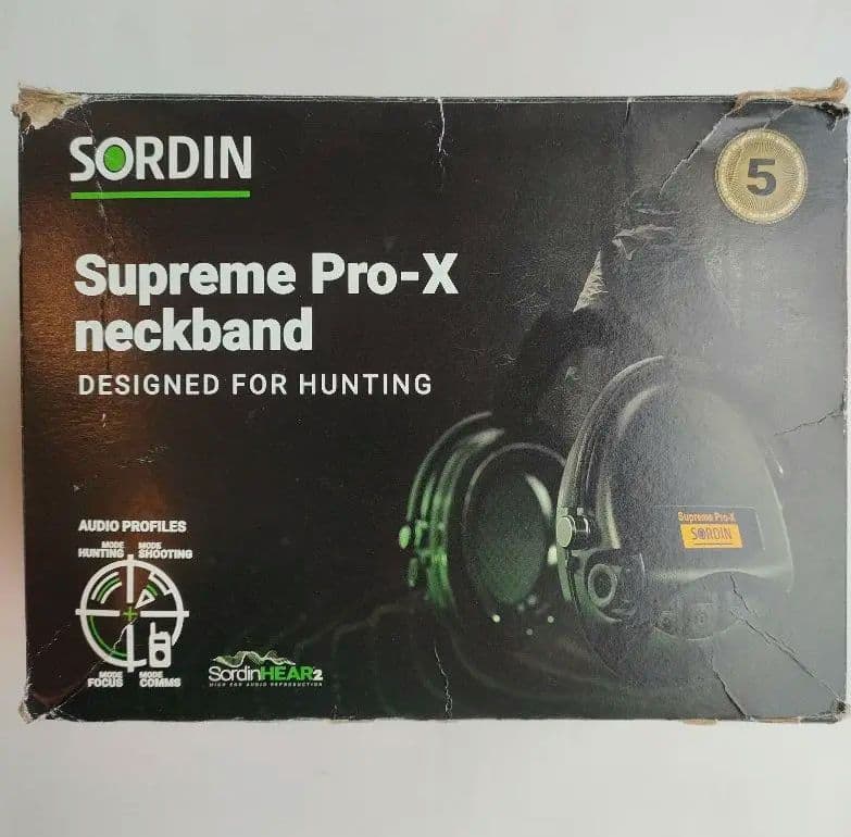 SORDIN Supreme Pro-X 　電子イヤーマフ　ネックバンド