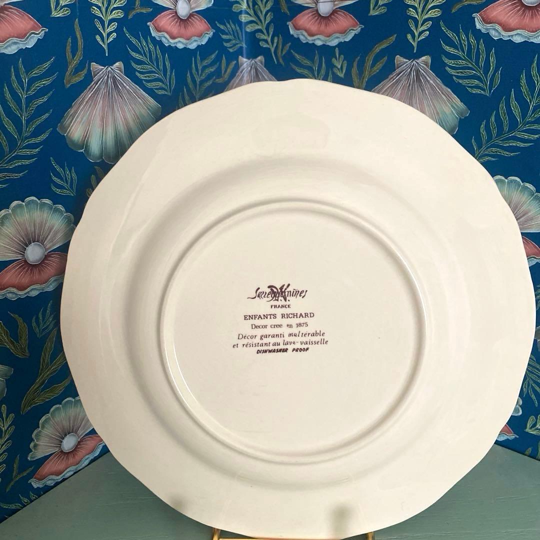 サルグミンヌ アンファンリシャール　デザート皿セット【C】フランスアンティーク