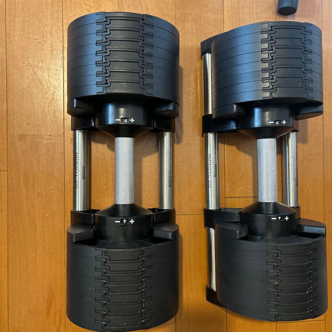 NUOBELL 可変式ダンベル 32kg 2kg刻み ２個セット