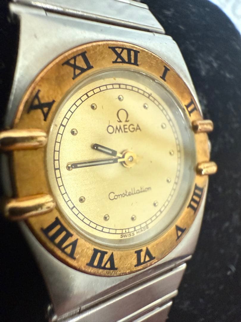 OMEGA コンステレーション コンビ】ステンレス×ゴールド レディース腕時計