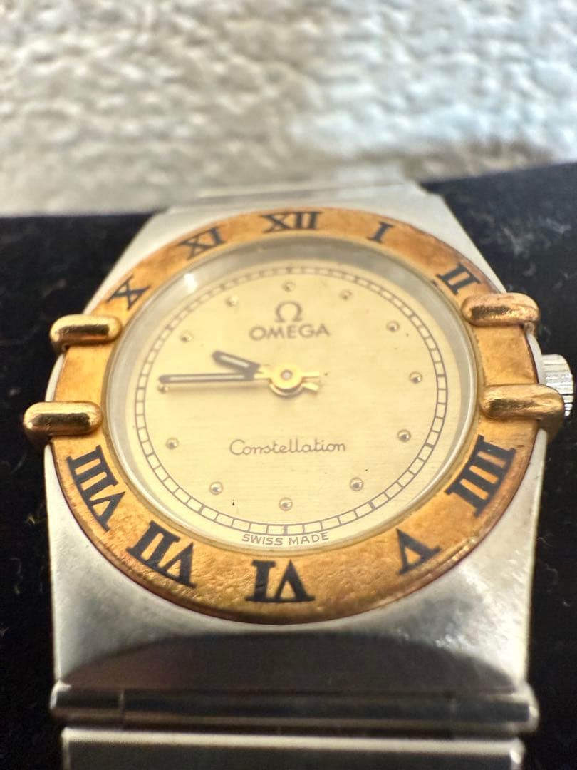 OMEGA コンステレーション コンビ】ステンレス×ゴールド レディース腕時計