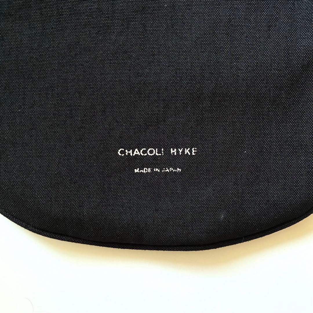 HYKE　CORDURA DRAWSTRING BAG　BLACK