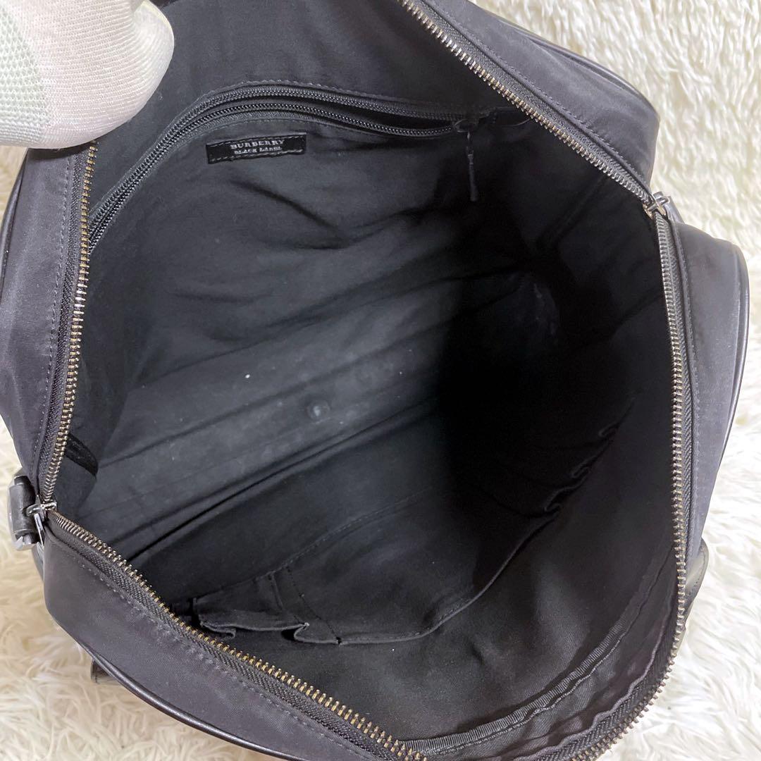 バーバリー 2way ビジネスバッグ ブリーフケース A4 型押し レザー