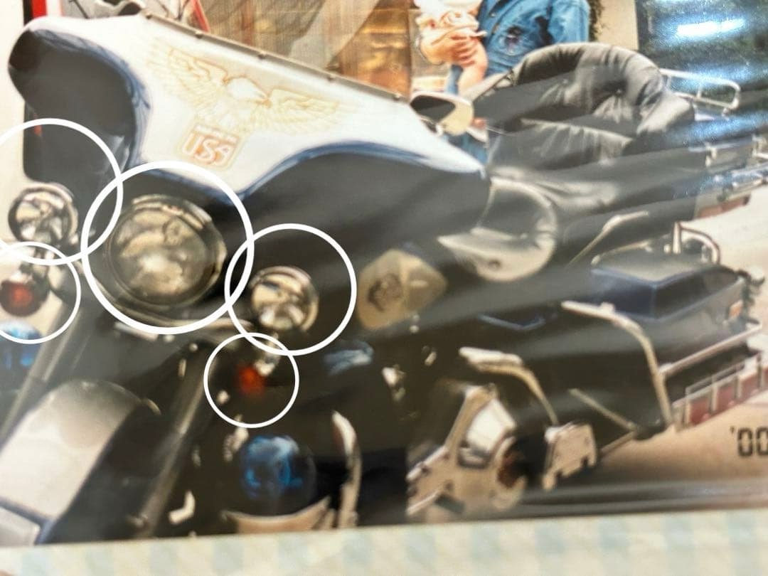 ハーレーダビッドソン ヘッドライトバイザー メッキ ピヨピヨバイザー