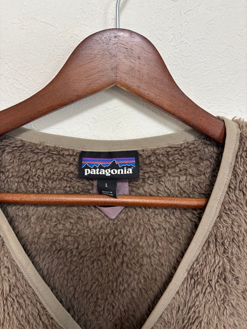 patagonia フリースベスト Lサイズ ブラウン