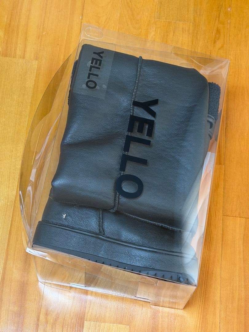 YELLO JACOB LOOSE FIT LONG BOOTS ブラック　L