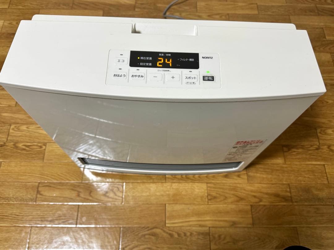 ノーリツガスファンヒーター 木造11畳コンクリ15畳GFH-4006S都市ガス用