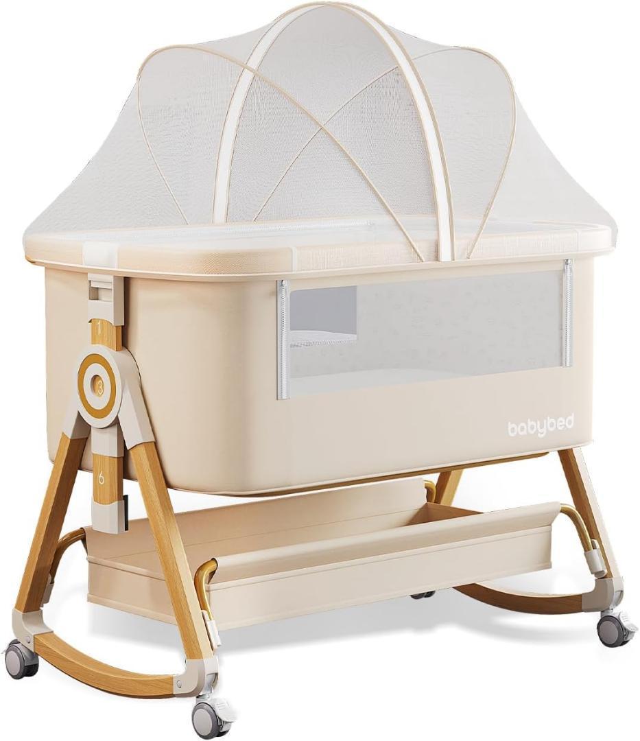 ベビーベッド 添い寝 新生児ベッド 赤ちゃんベッド 折りたたみ