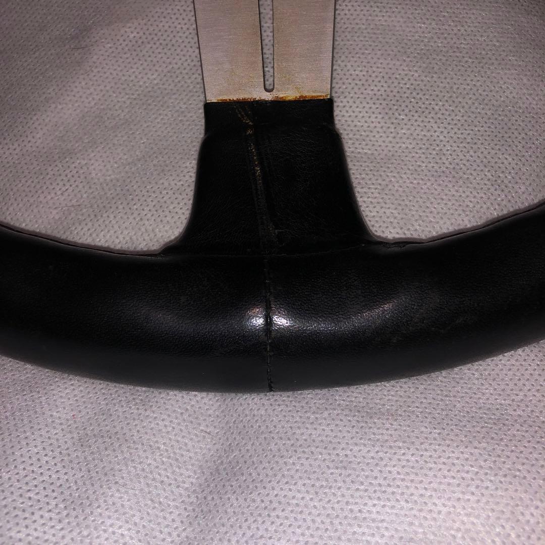 な*ん様 ナルディ　クラシックレザー　ブラック　36 ホーンリング　ホーンボタン