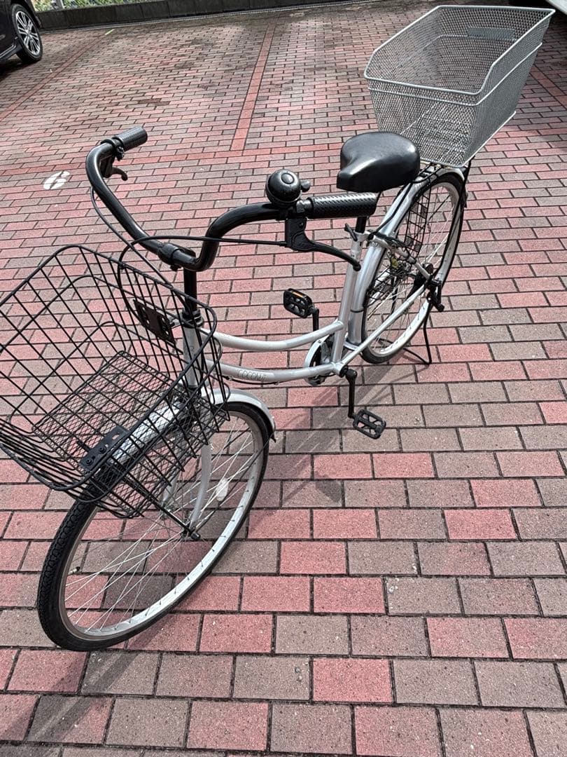 ツインバスケット・お買い物用ママチャリ(26㌅)お引き取り希望[配達可能]
