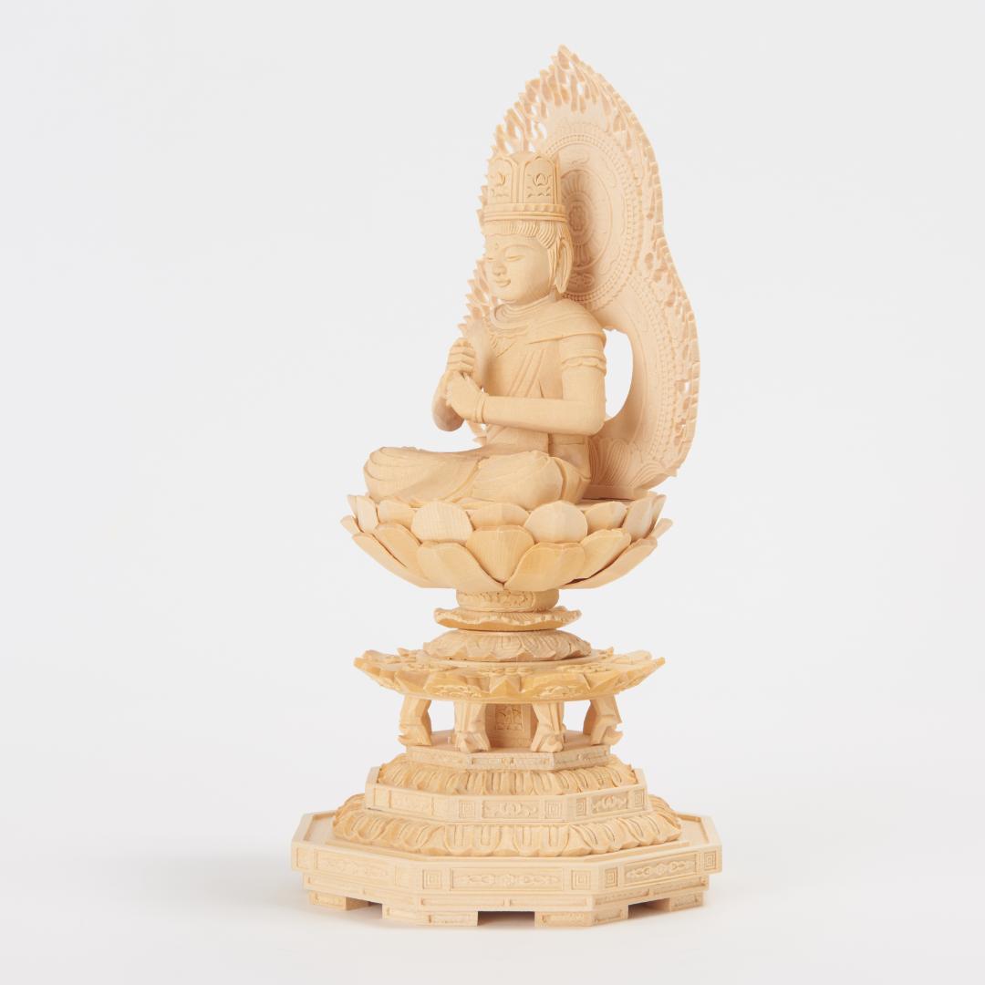 桧　２.５寸　大日如来 仏像 #051