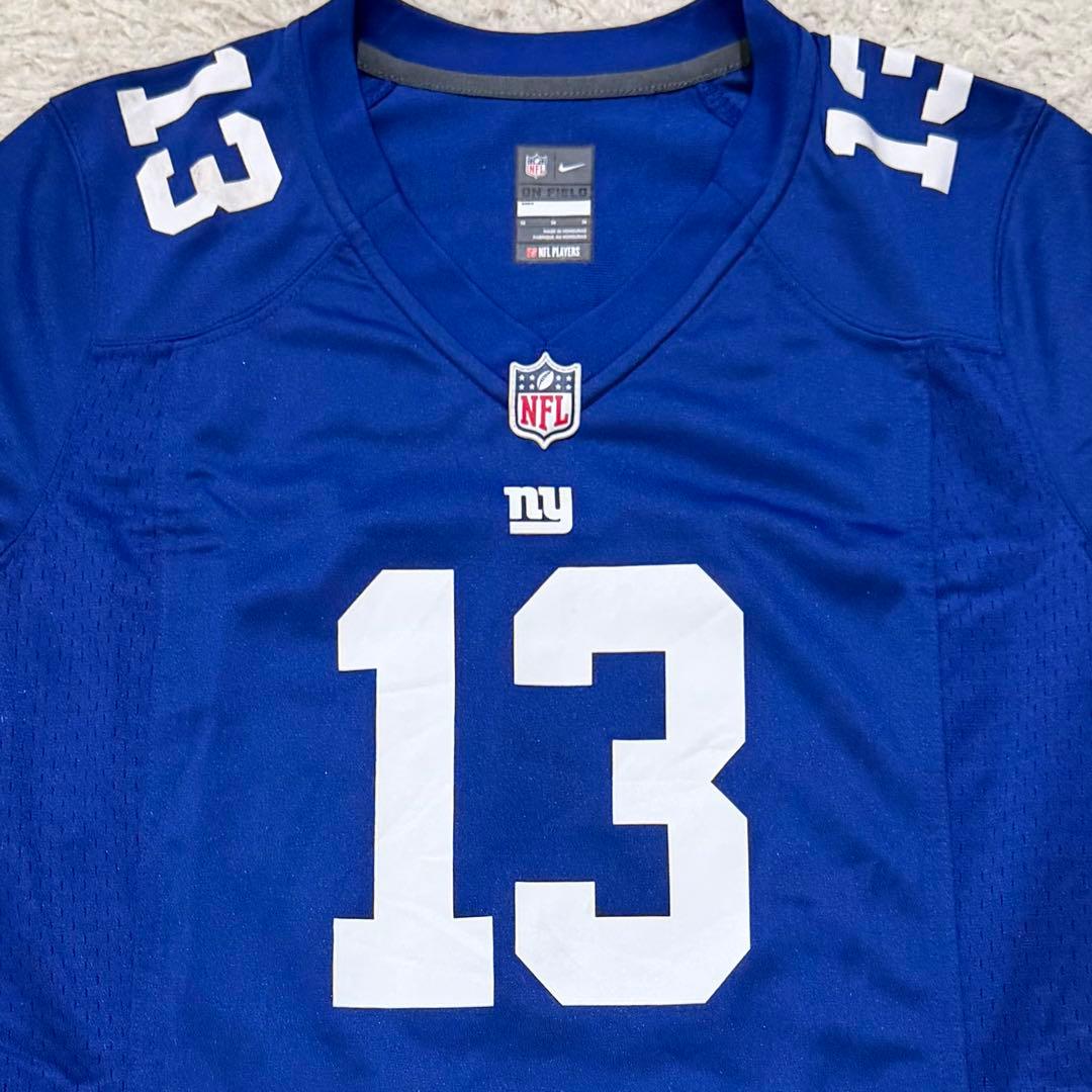 ナイキ 半袖 NFL ゲームシャツ フット Jr ON FIELD 青 Mサイズ