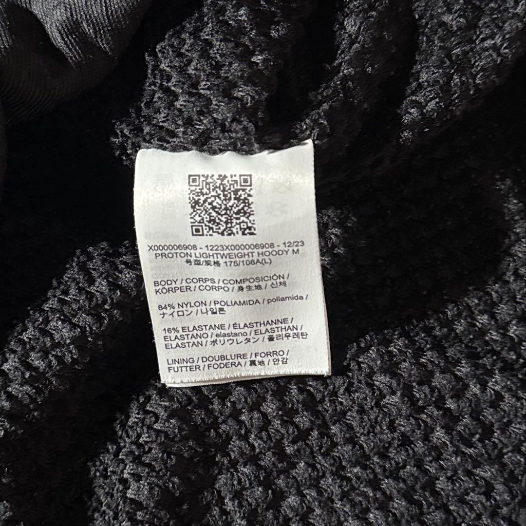 ARC'TERYX proton lightweight hoody 黒 L