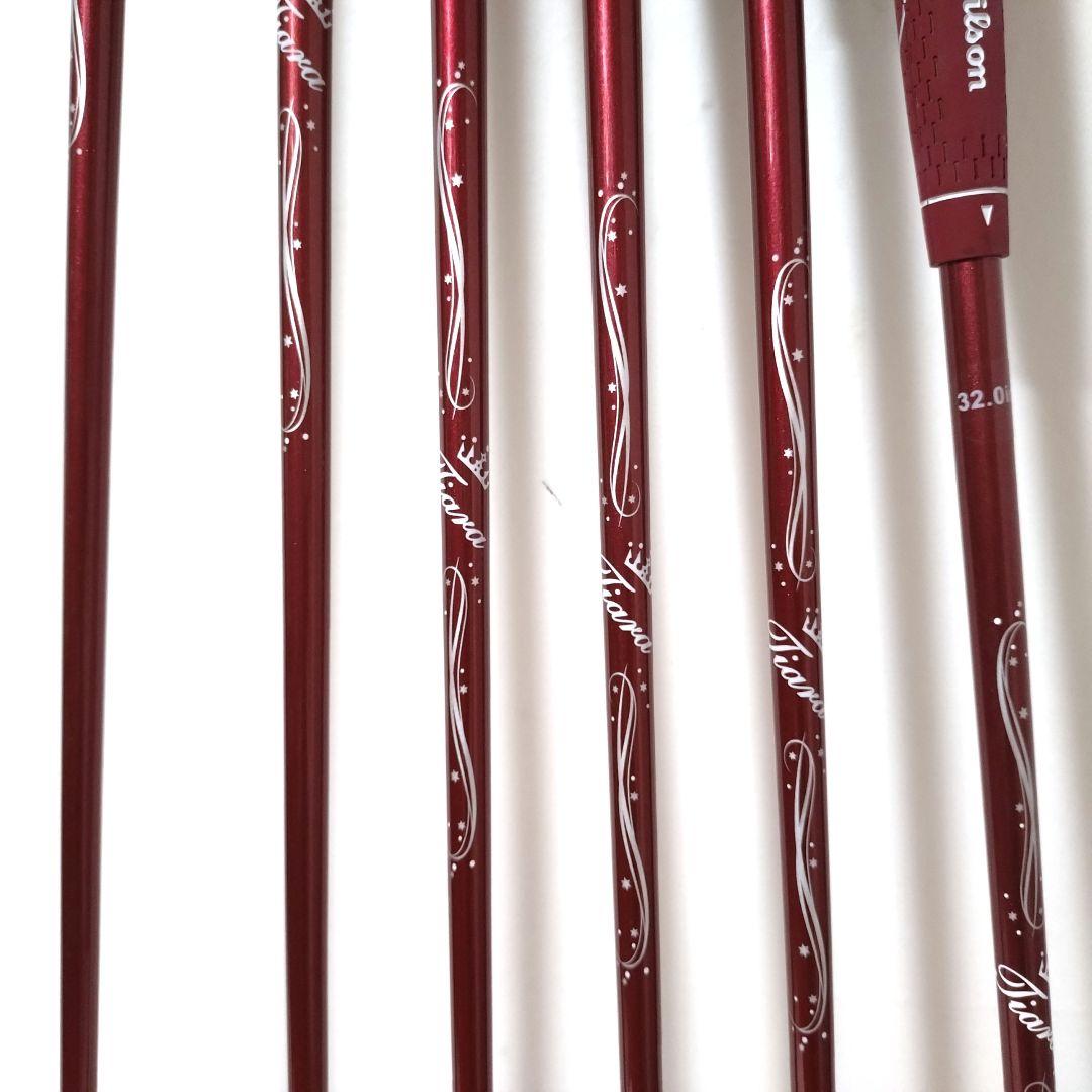 美品　Wilson　Tiara is　レディース　ゴルフクラブセット　FILA