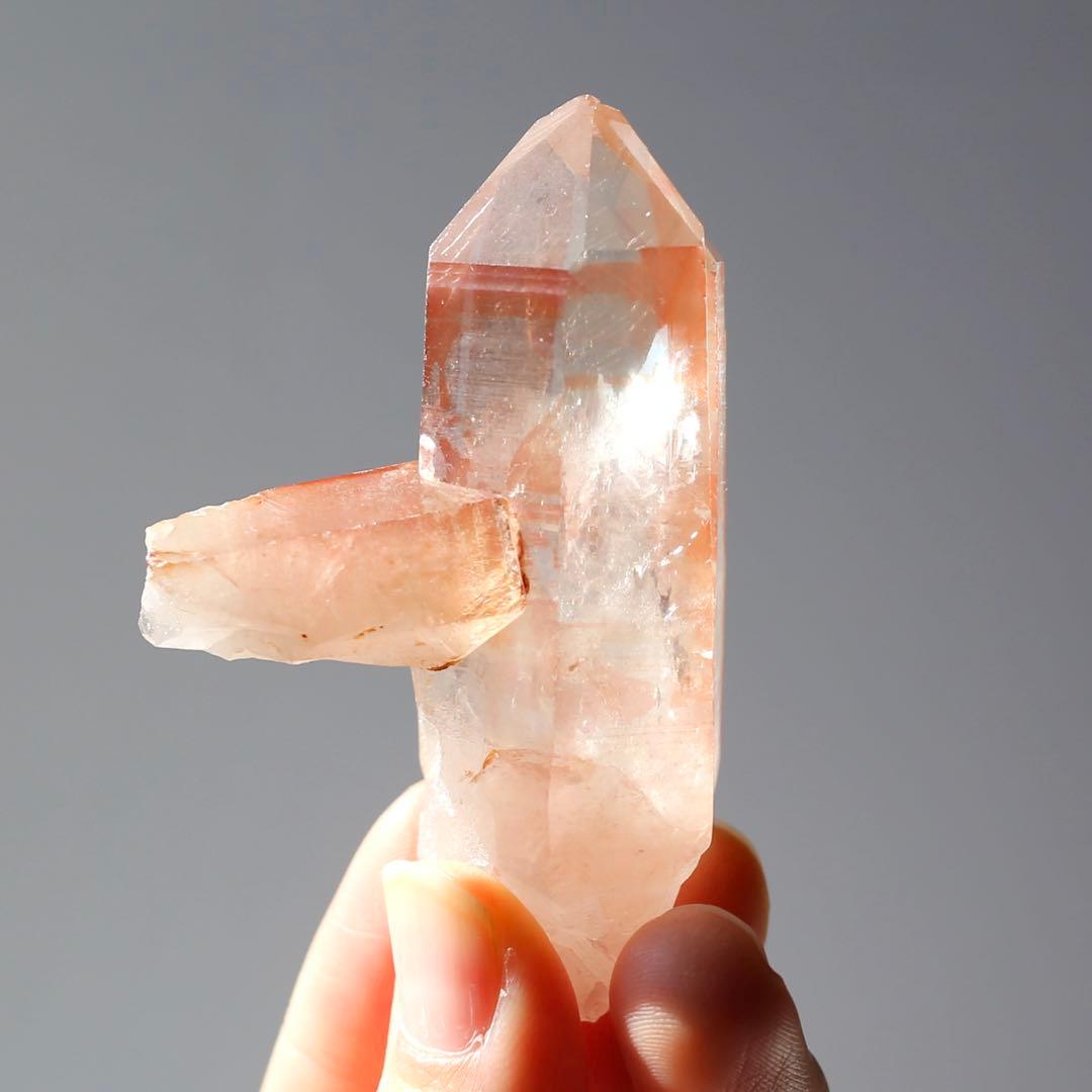 ソウルメイトツイン ディープピンクレムリアンシード 天然石 水晶 ツインレイ