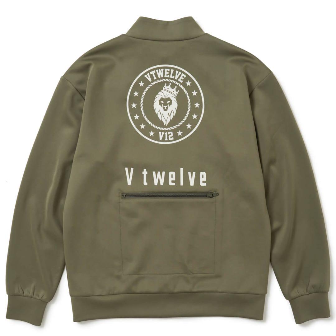 ⭐︎新品未使用⭐︎Ｖ12⭐︎定価27,500円⭐︎zipジャケット⭐︎OLIVE.ＸＬ