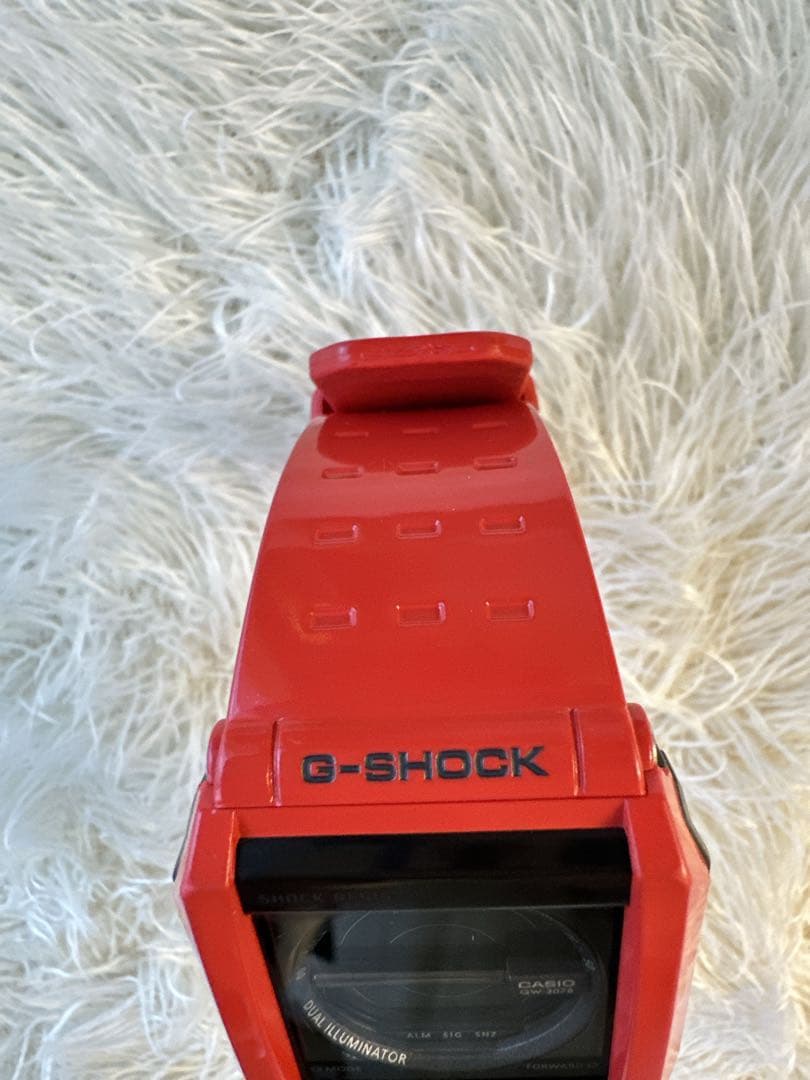 美品 生産終了 人気モデル G-SHOCK G-8100 レッド 廃盤品