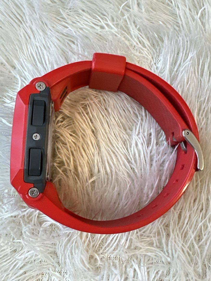 美品 生産終了 人気モデル G-SHOCK G-8100 レッド 廃盤品