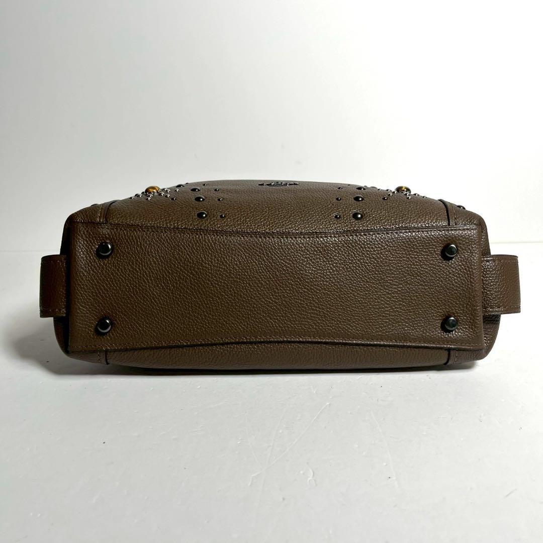 【未使用に近い✨】コーチ ウエスタンリベット イーディー ワンショルダー レザー