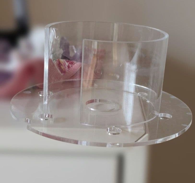 天使とアメジストのクリスタルファウンテンのセット