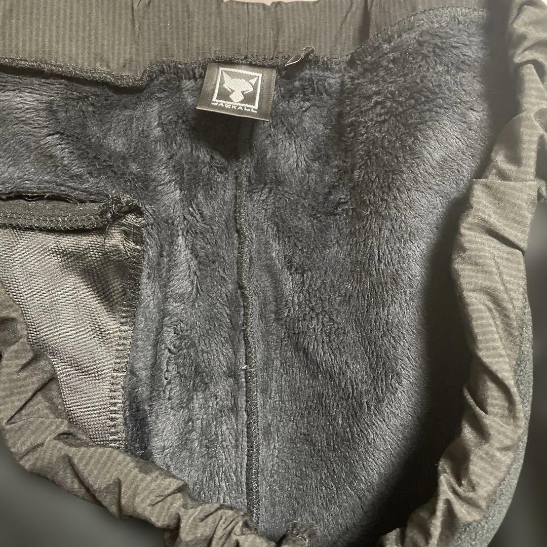 ジャッカル ダブルフェイスフリースパンツ XL ブラック