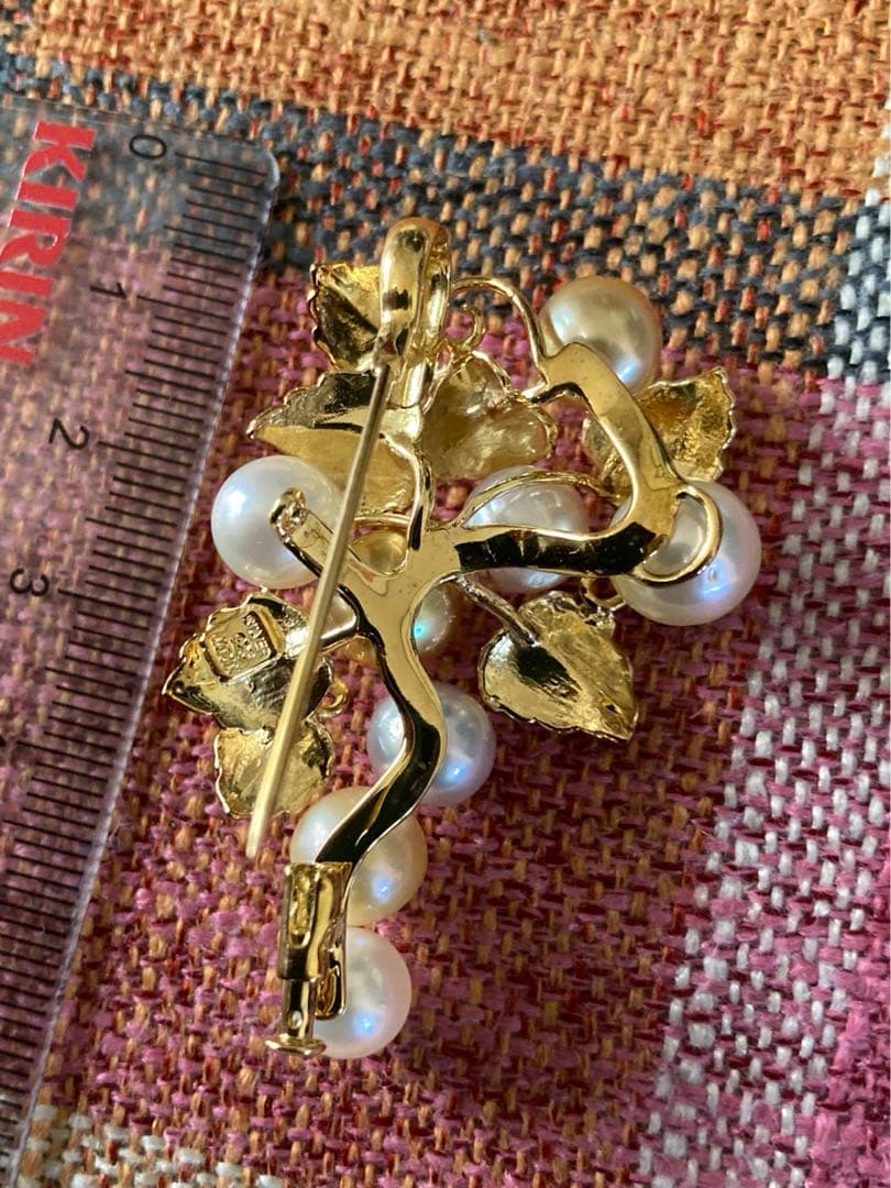 入学式用に‼️限定品‼️あこや真珠ブローチ⭐︎新品⭐︎ピンク・ゴールデン・ブルーのパール