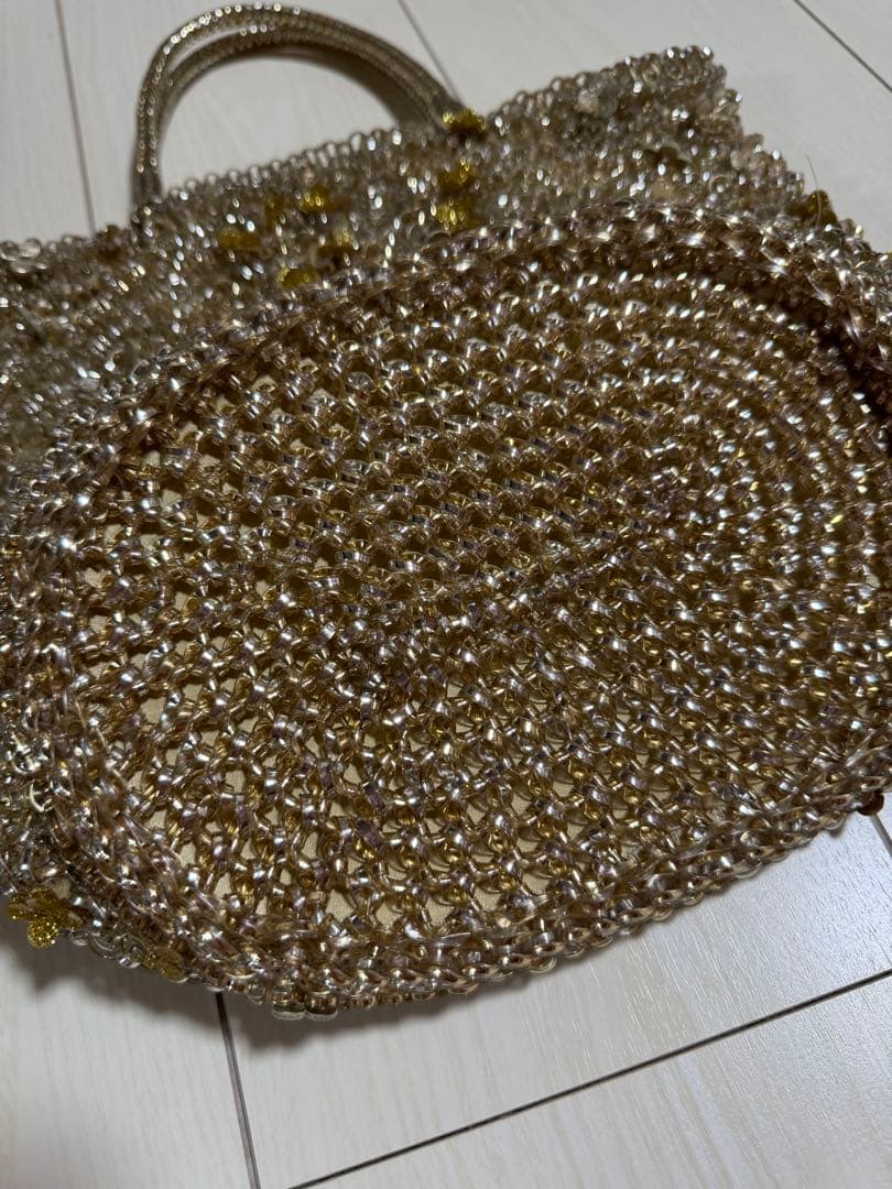 アンテプリマ シルバーゴールド　ワイヤーバッグ　ANTEPRIMA