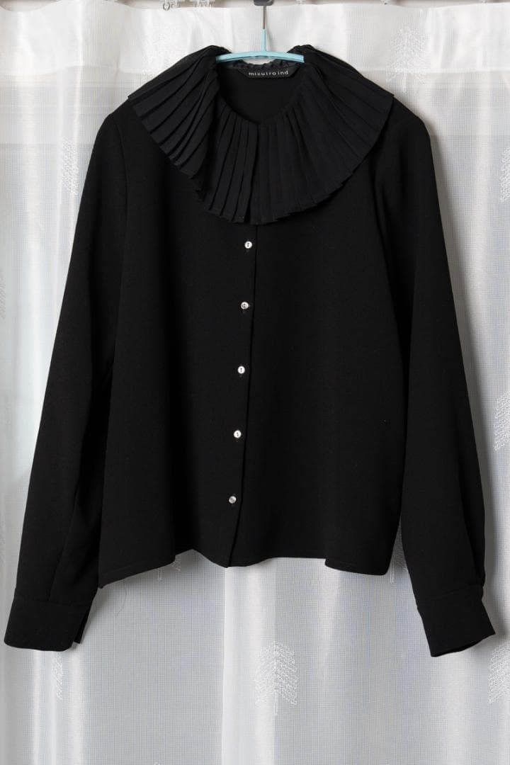 ク*ン様 mizuiro ind プリーツカラーシャツ　定価19800