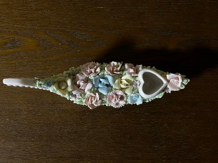 パールポーセリン　アンティーク　置物　pearl porcelain