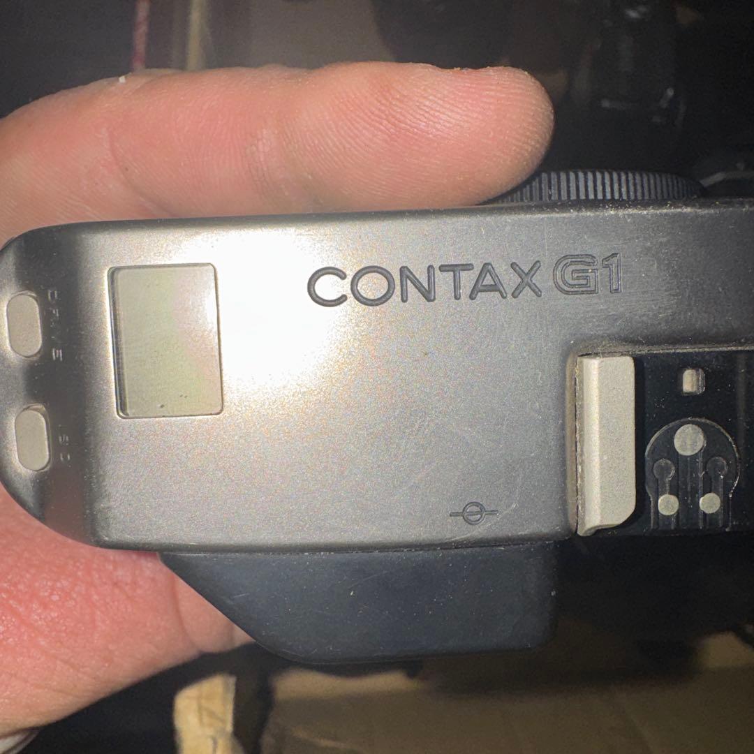 コンタックスCONTAX G1 コンパクトカメラ シルバー 動作未確認　ジャンク
