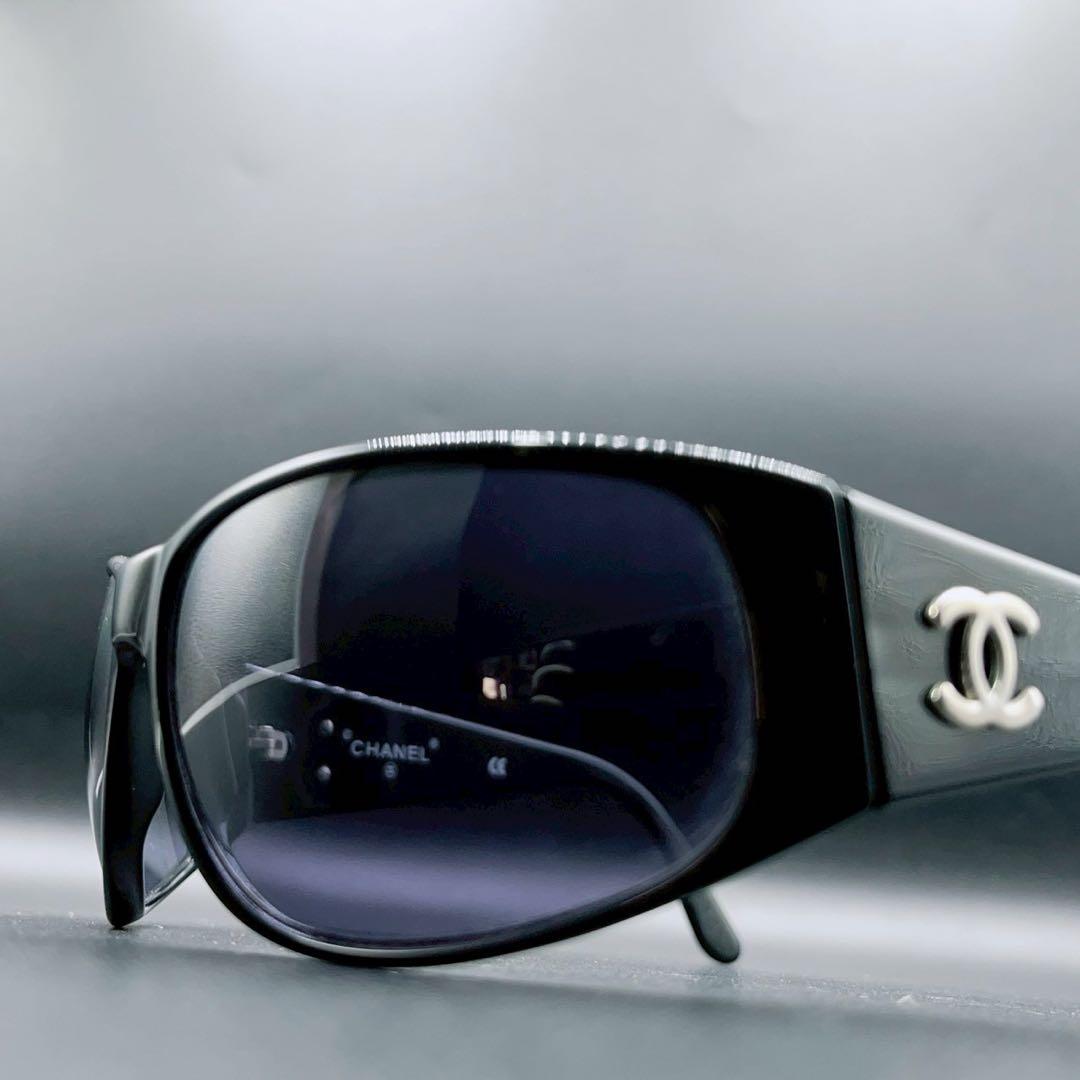 小物 CHANEL archive sunglasses coco BLACK y2k