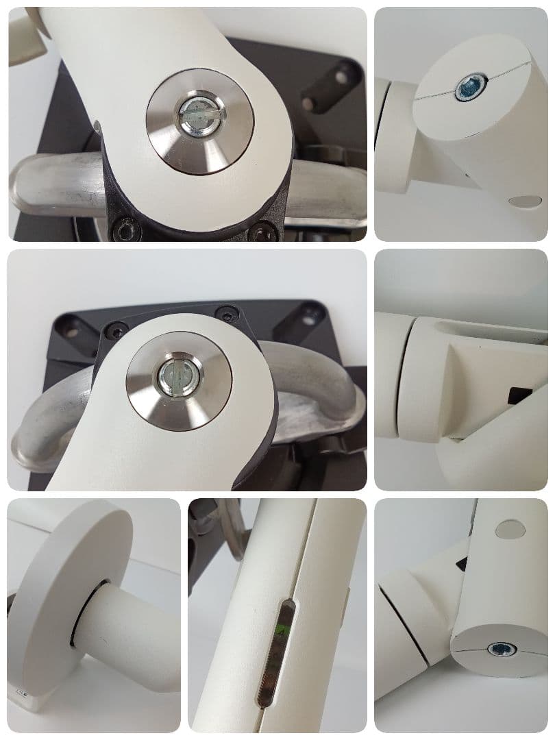 モニターアーム クランプ式 ホワイトCBS/ No.169